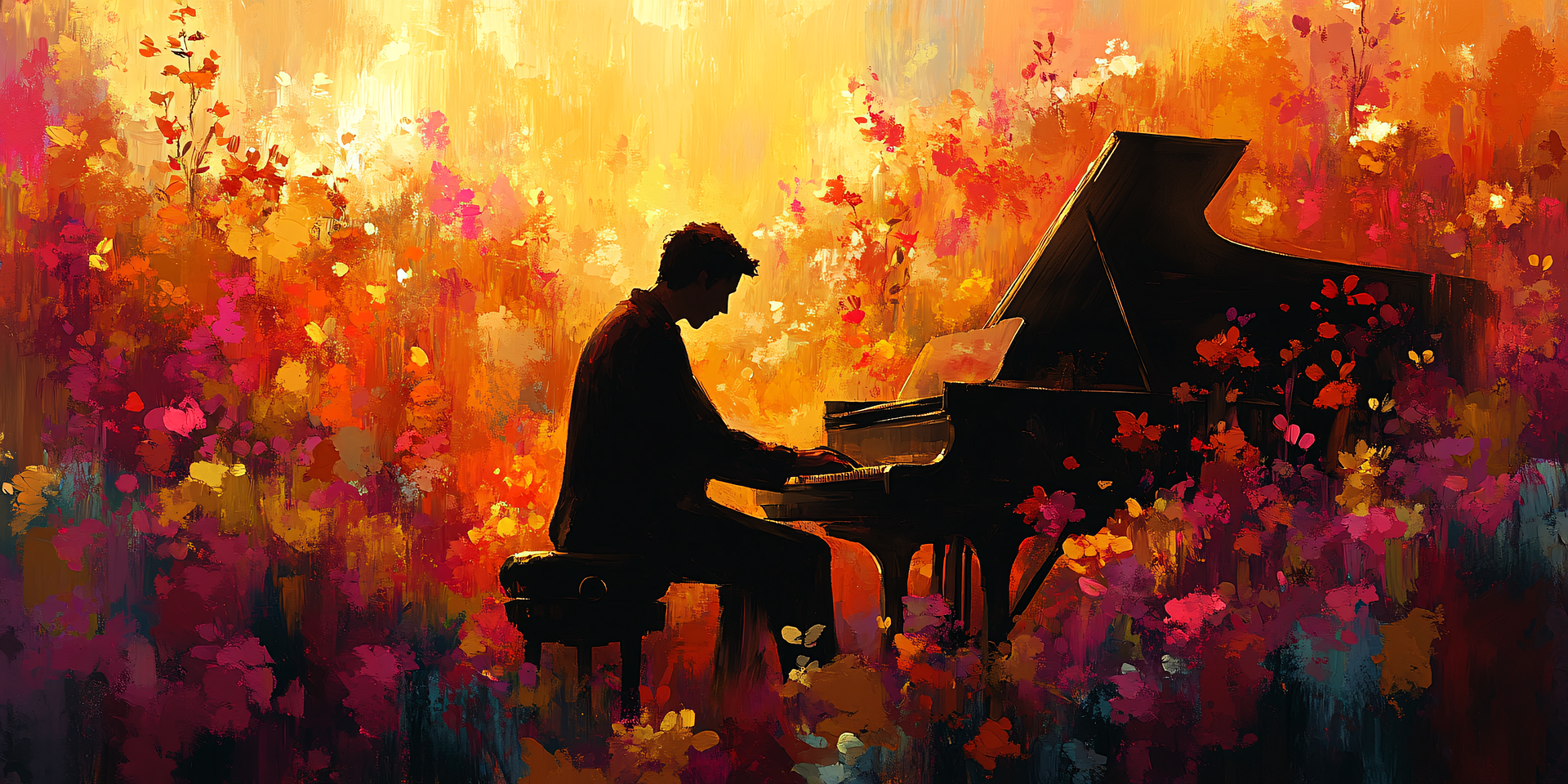 Piano teacher giving feedback to a student during a private lesson